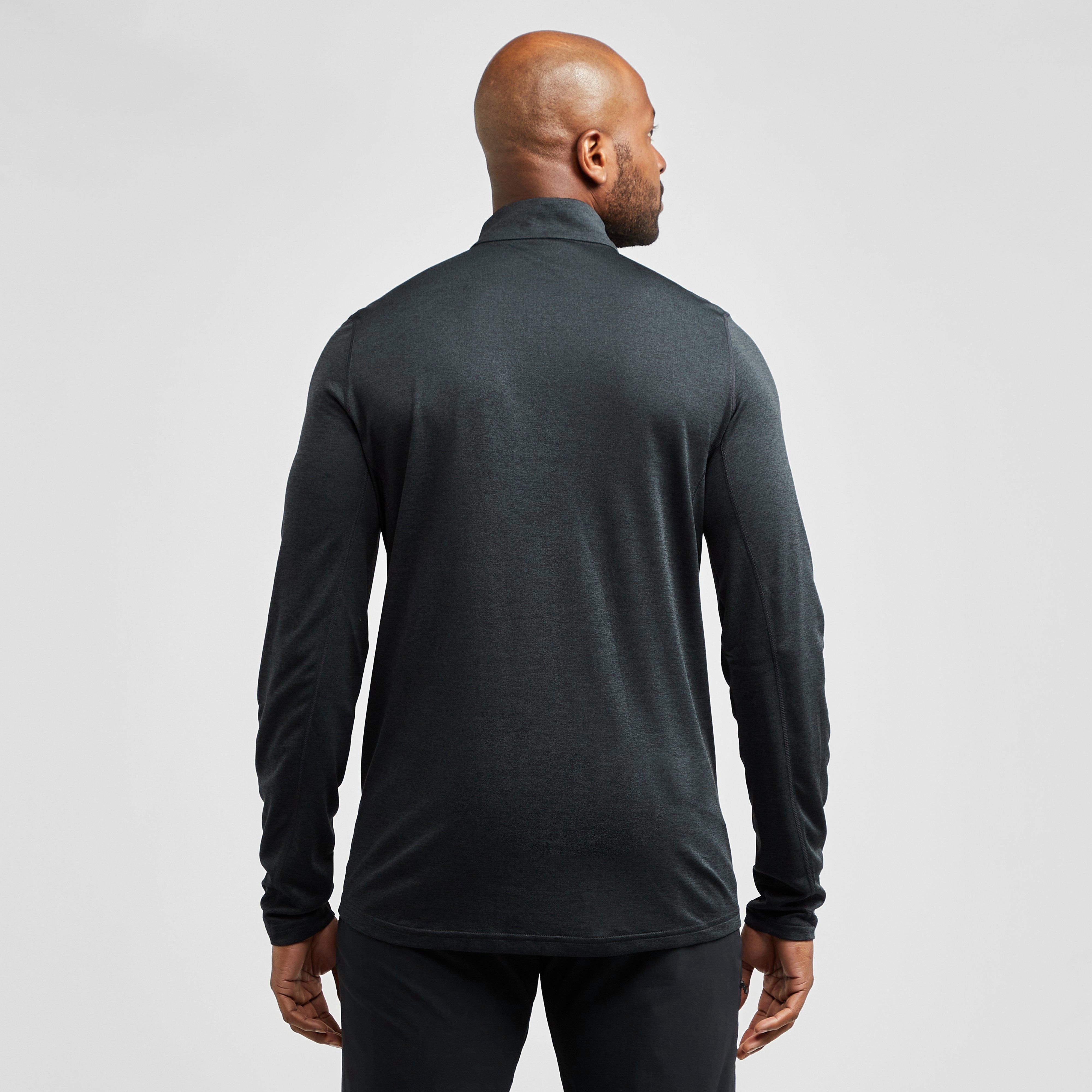 Men’s Dart Zip Neck Long Sleeve T-Shirt