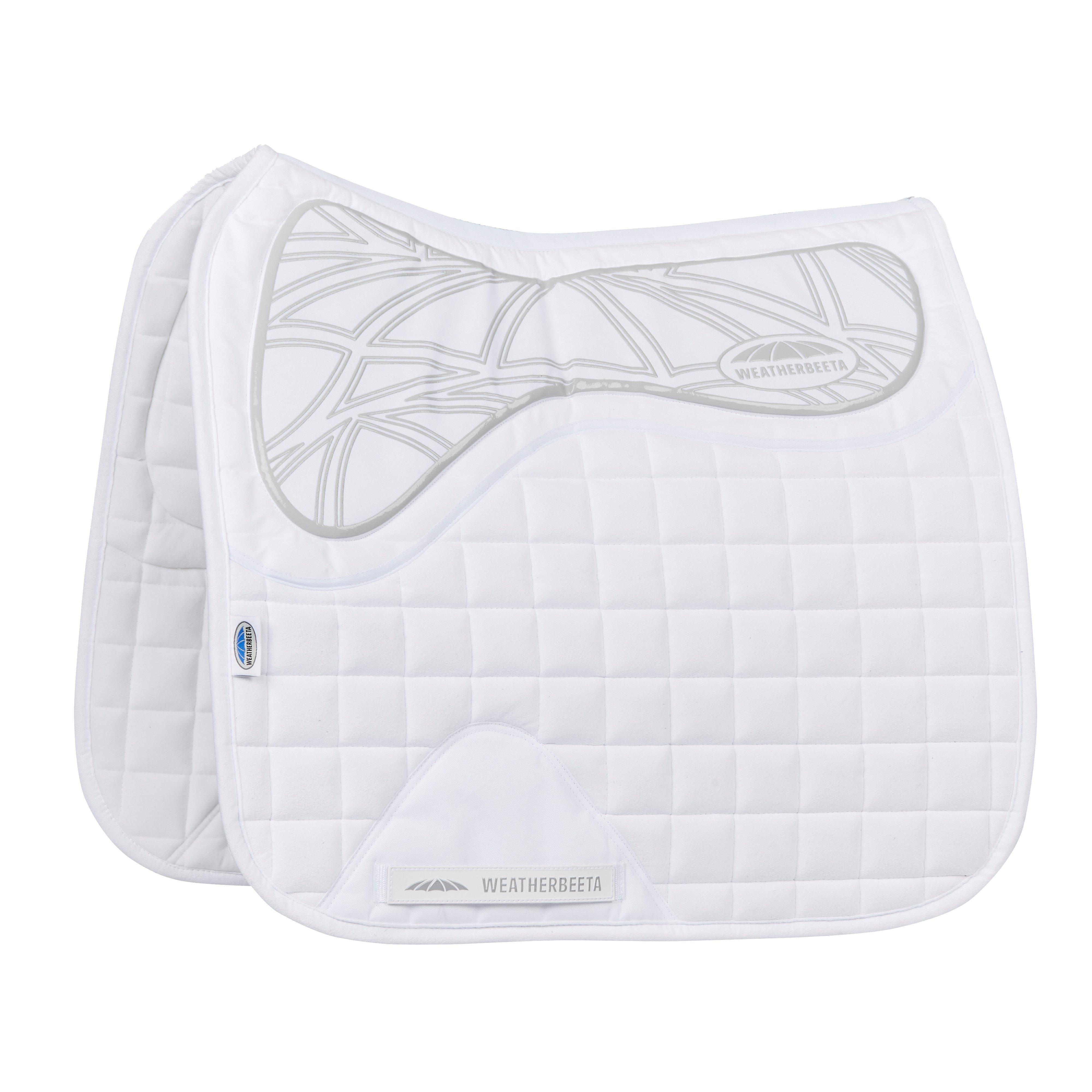 Ultra Grip Dressage Saddle Pad White