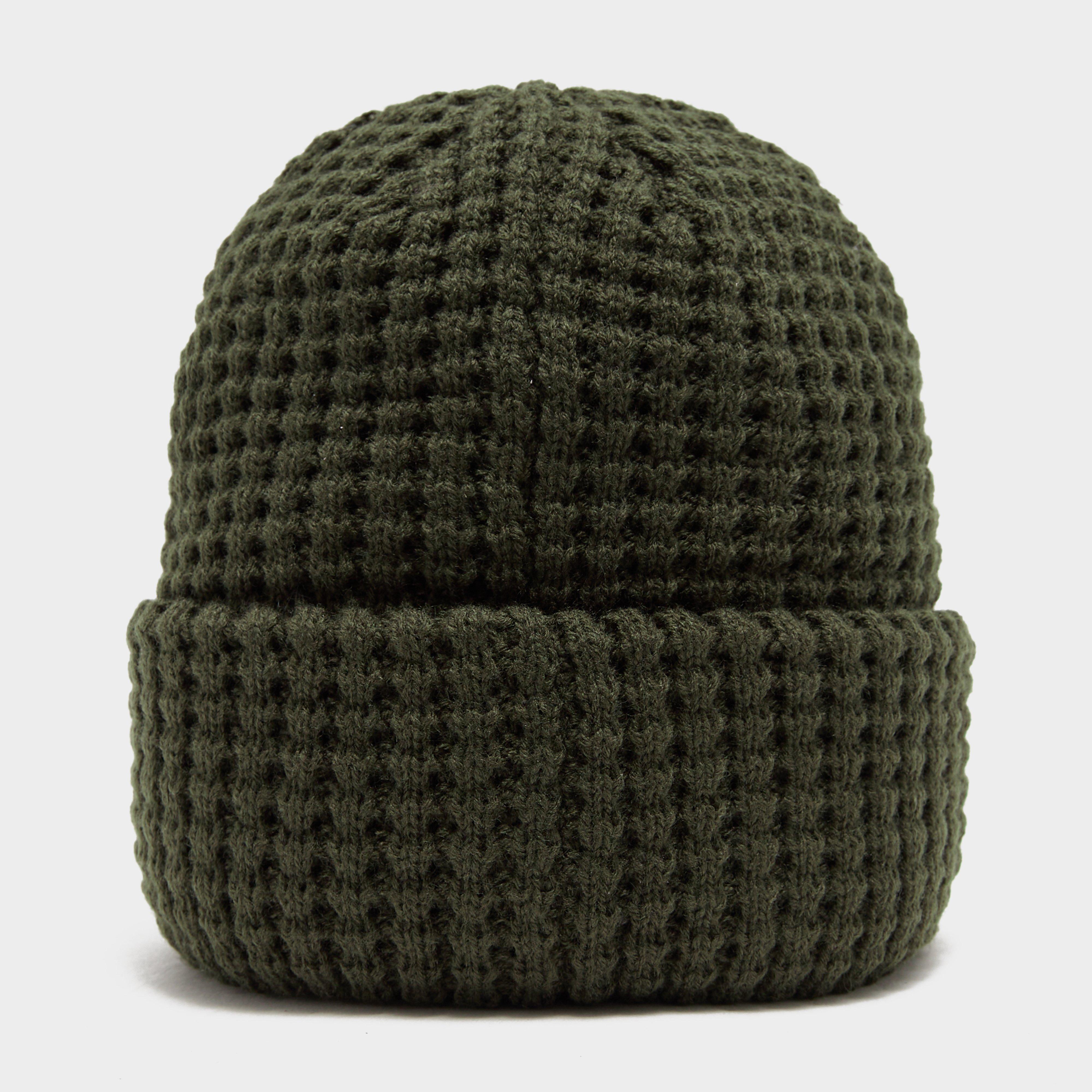 Khaki Waffle Beanie