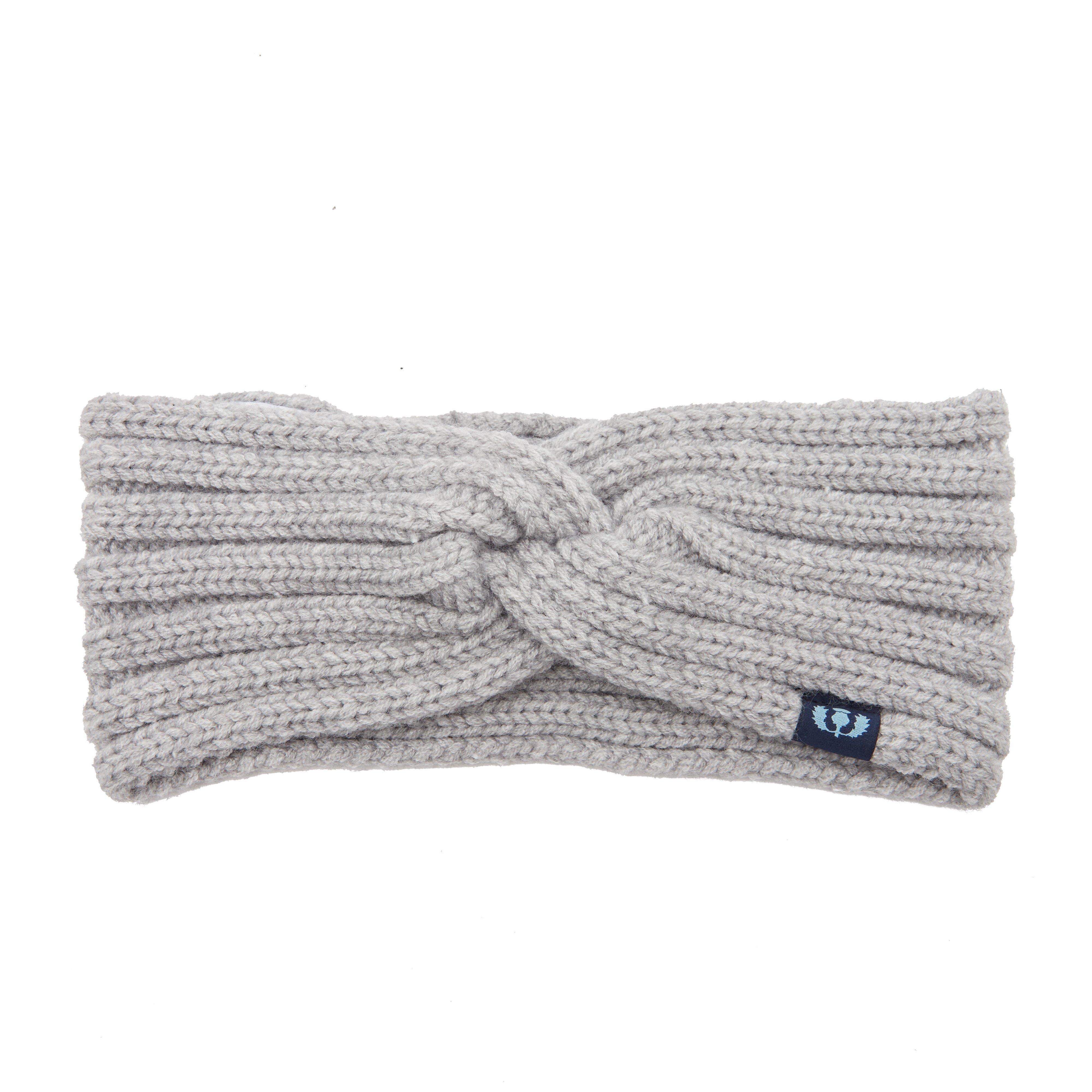Knotted Headband in Grey Marl