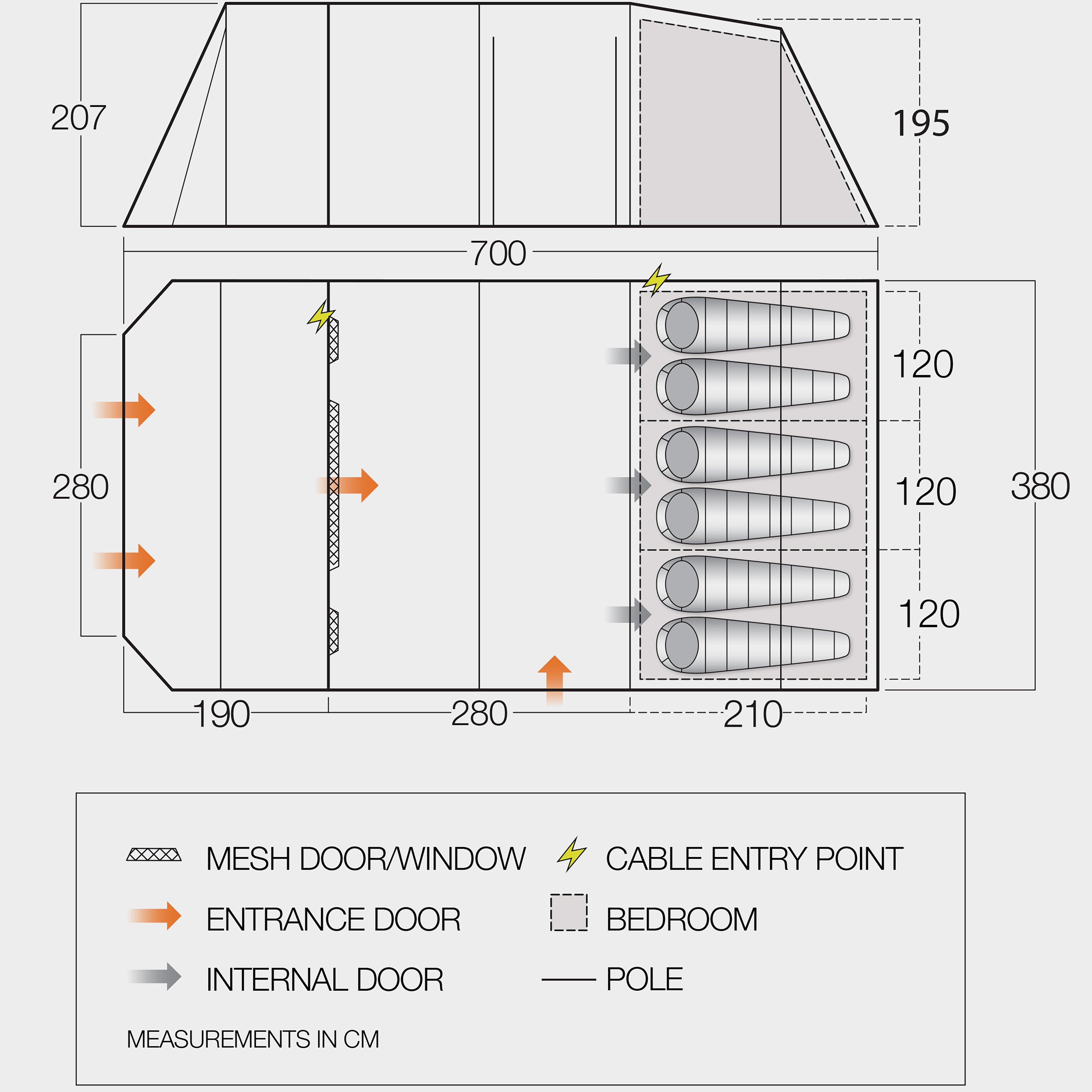 Brecon 600XL Family Tent
