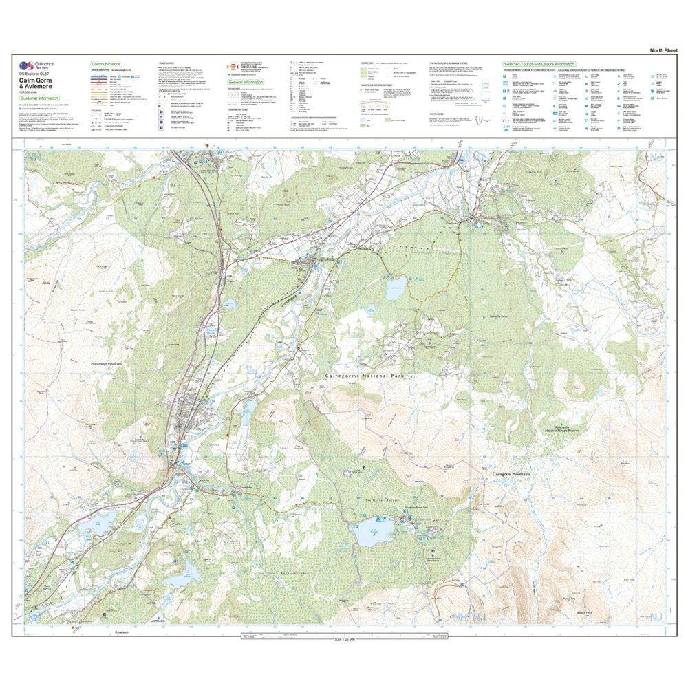 Explorer OL 57 Cairn Gorm & Aviemore Map