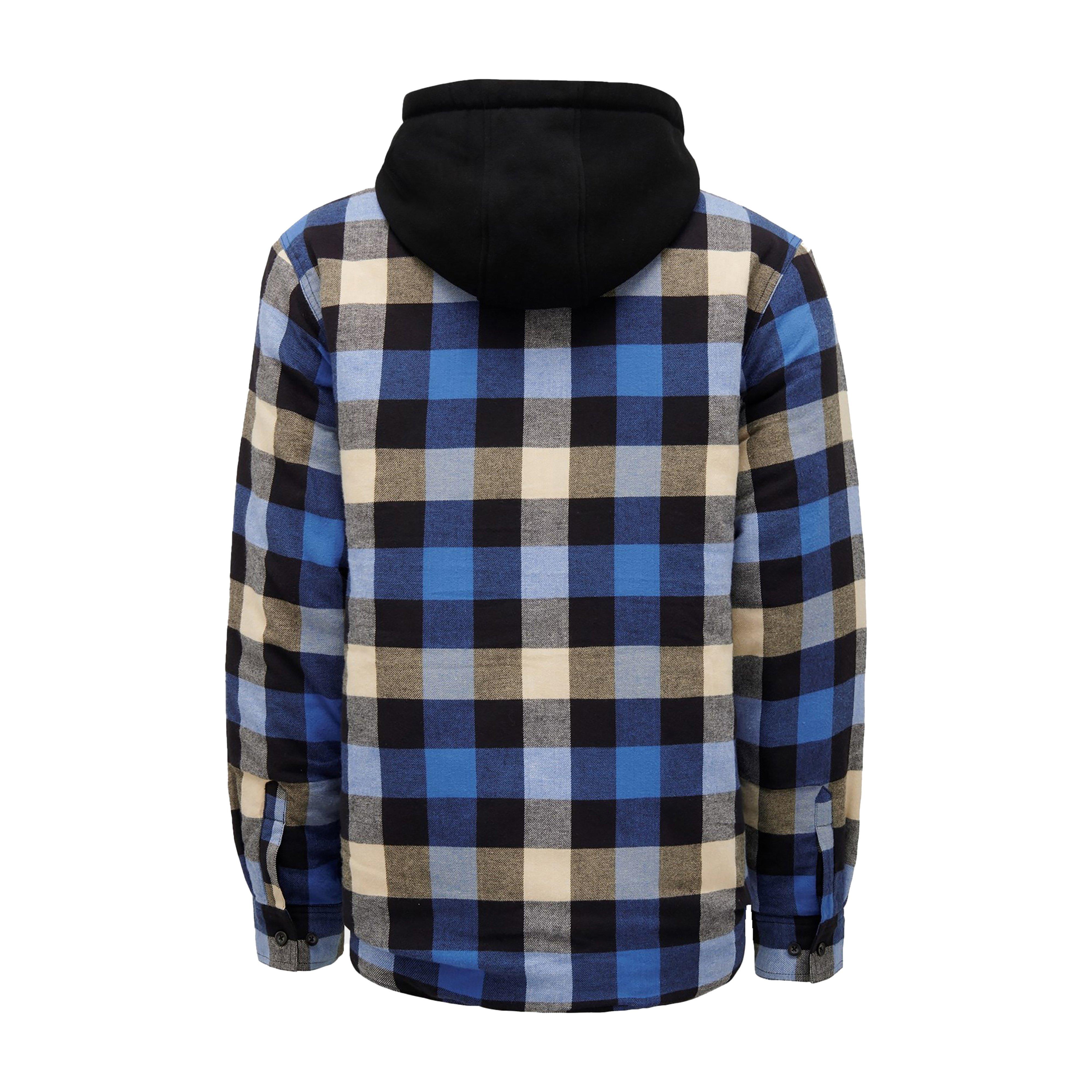 Men's Quilted Flannel Shacket