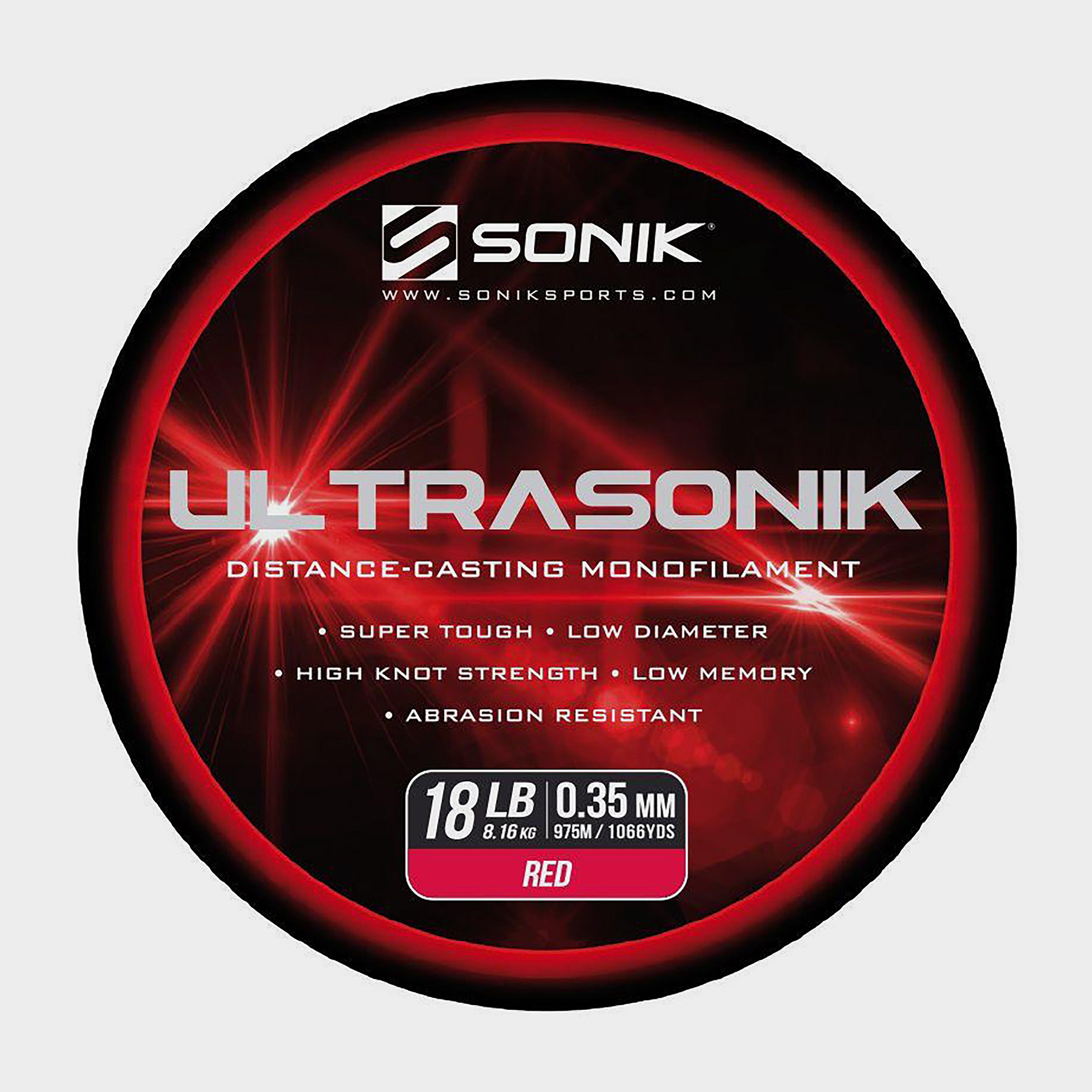 Ultrasonik Saltwater Mono in Red (18lb)