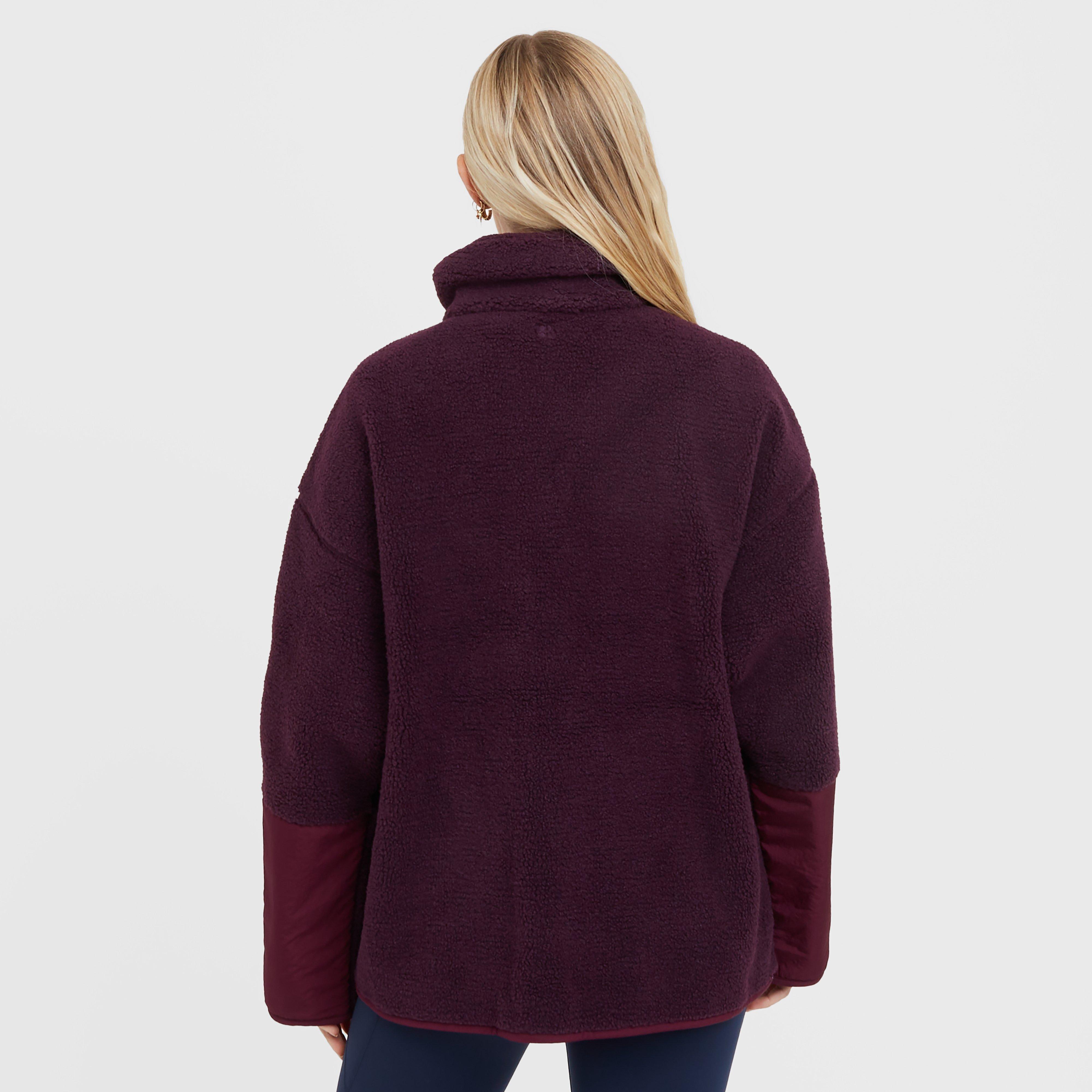 Women’s Plush Textured Zip Up Fleece