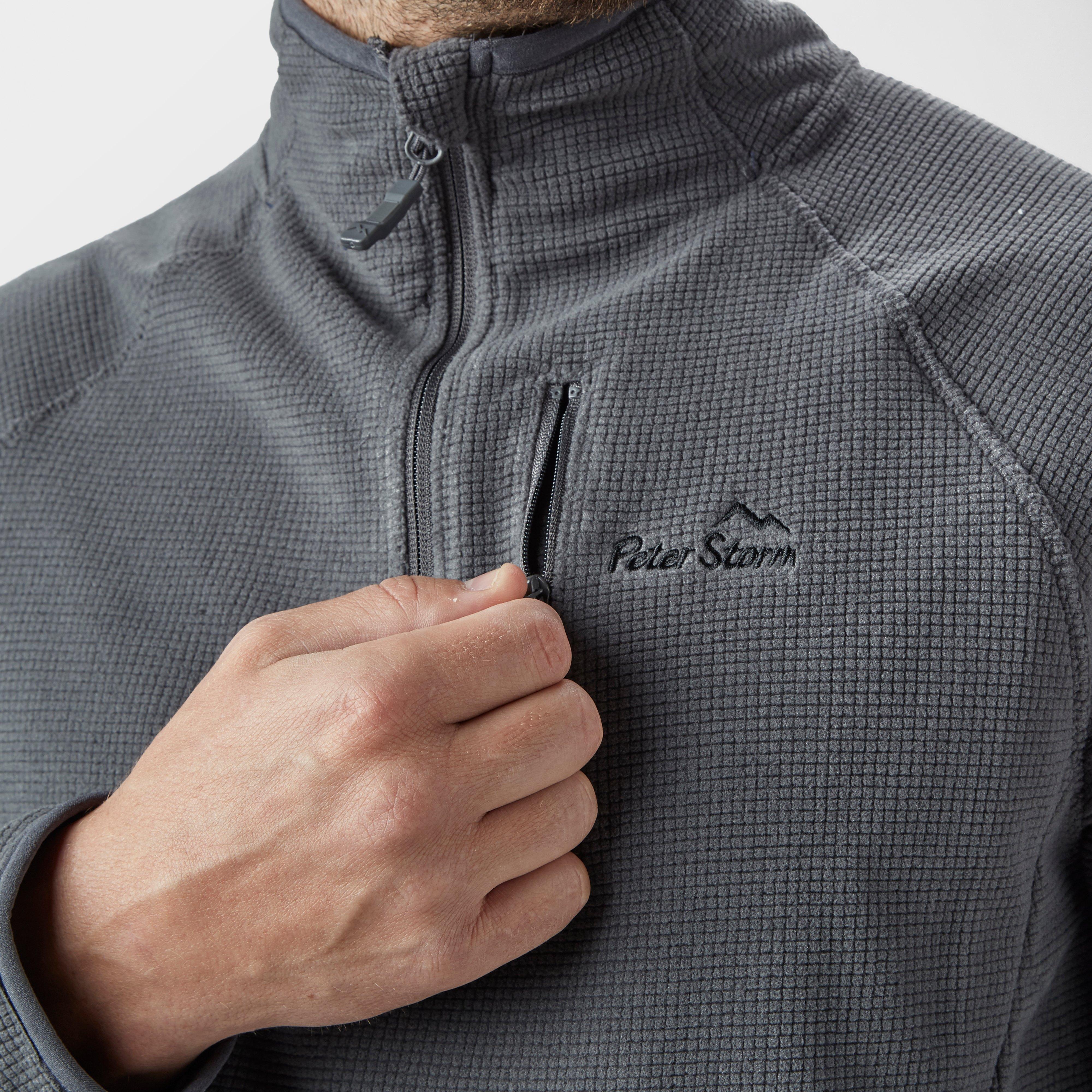 Men’s Grid Half-Zip Fleece