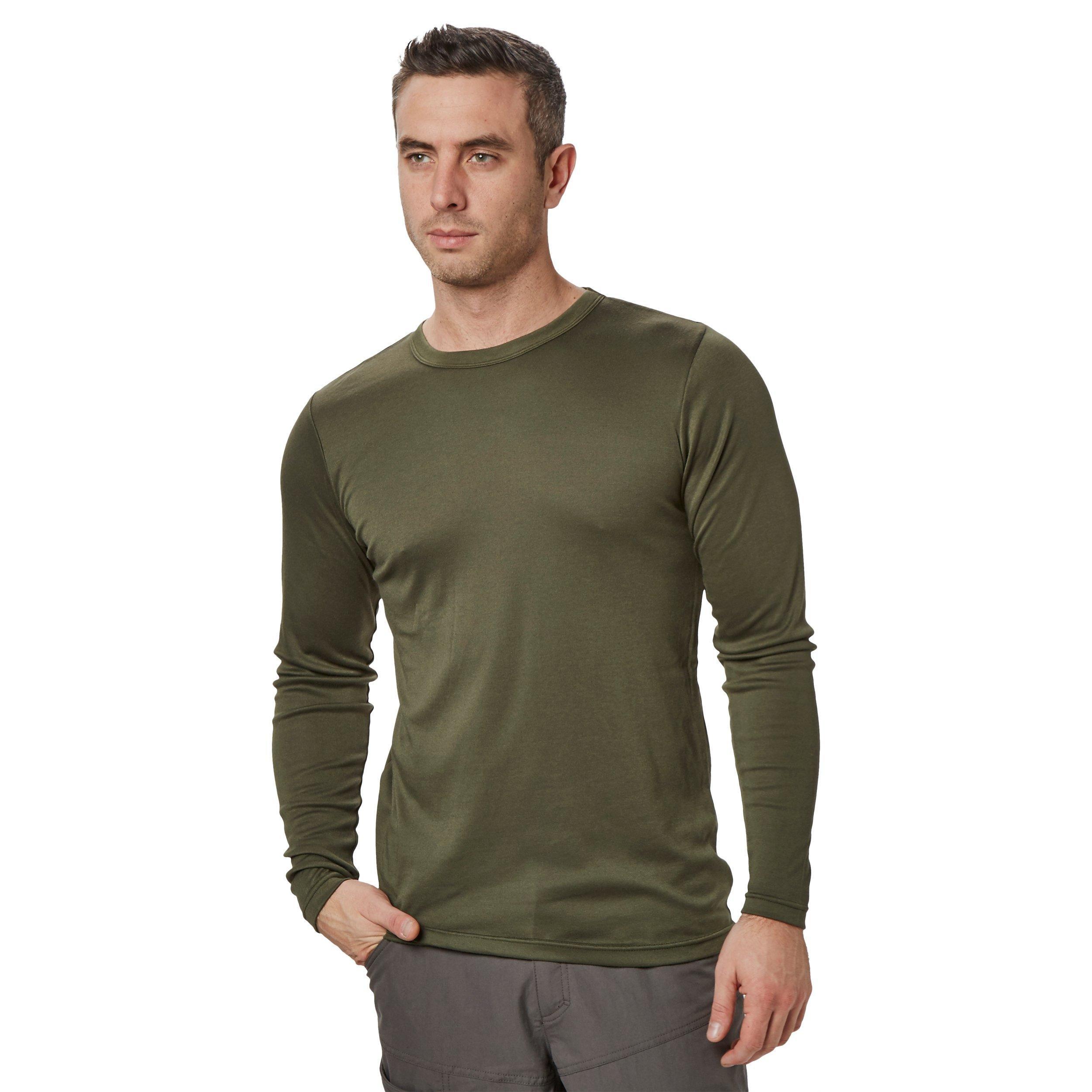 Men's Long-sleeve Thermal Crew Neck Top