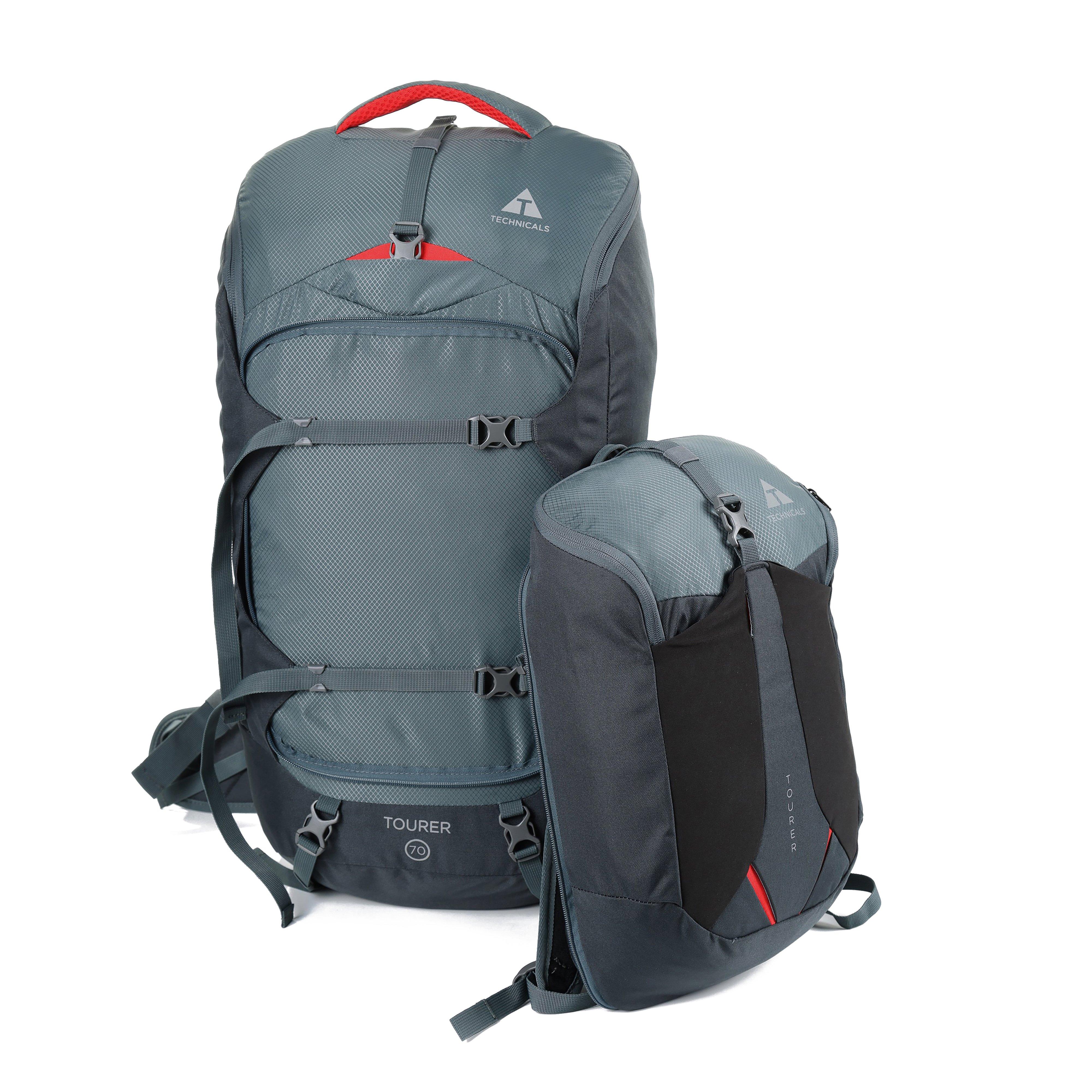 Tourer 70 (55L main pack +15L mini pack) Travel Pack