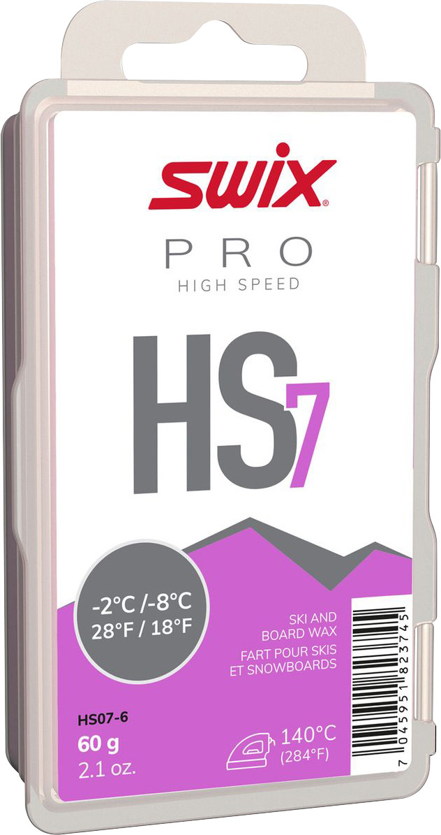 Swix HS7 Glide Wax (-8C to -2C) 60G