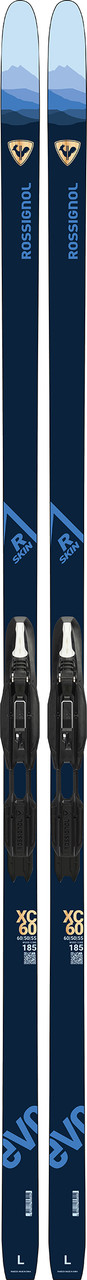 Rossignol EVO XC 60 R-Skin Skis + Control Bindings - Unisex
