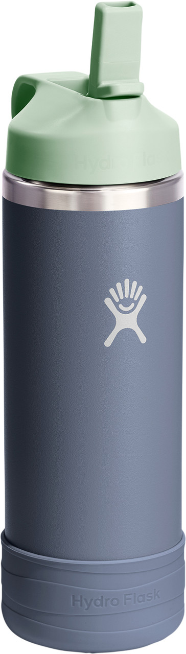 Hydro Flask Wide Mouth Straw Lid and Boot Bottle 532ml - Children
