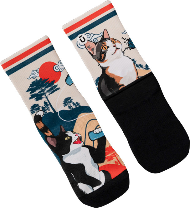 Outway Meow Youth Crew Socks - Youths