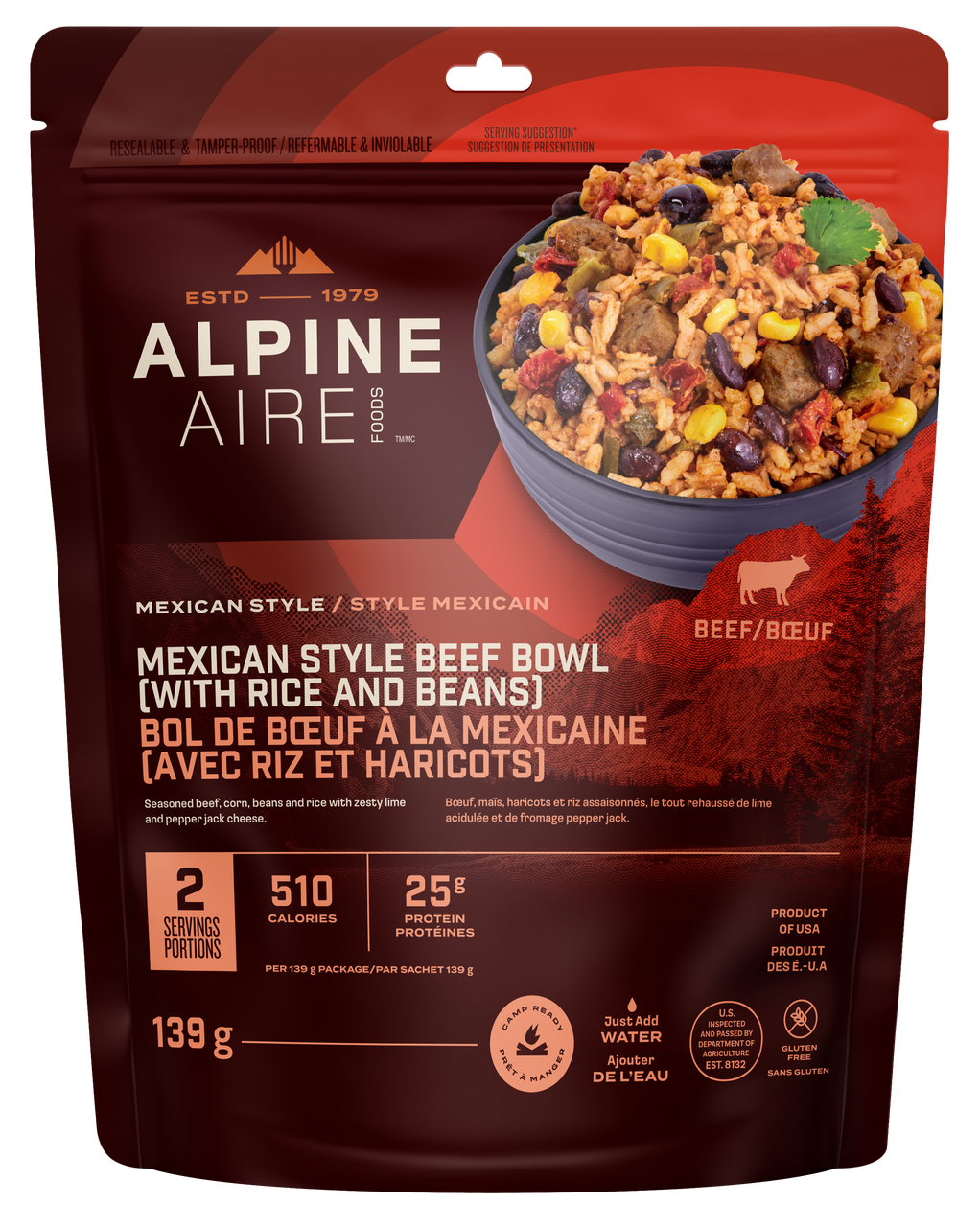AlpineAire Mexican Style Beef Bowl