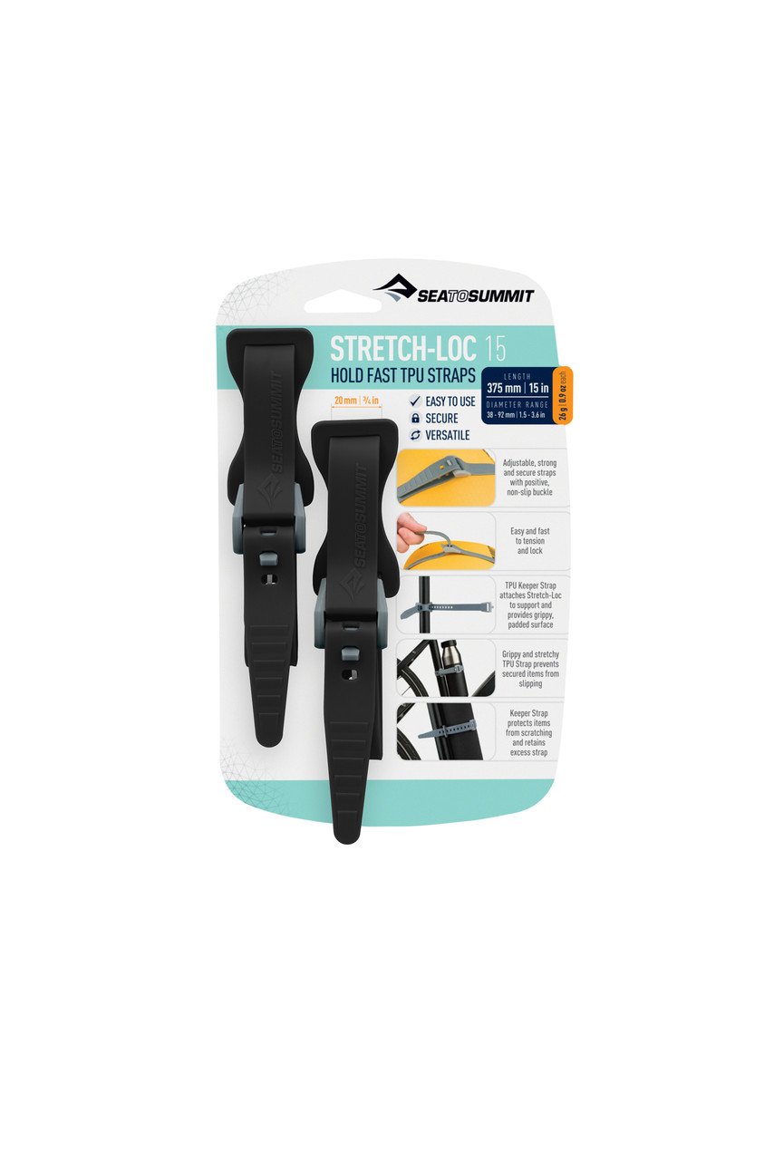 Sea To Summit Stretch-Loc TPU Straps 15 - 2 Pack