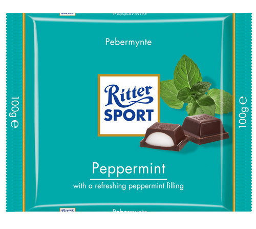 Ritter Sport Peppermint Chocolate Bar