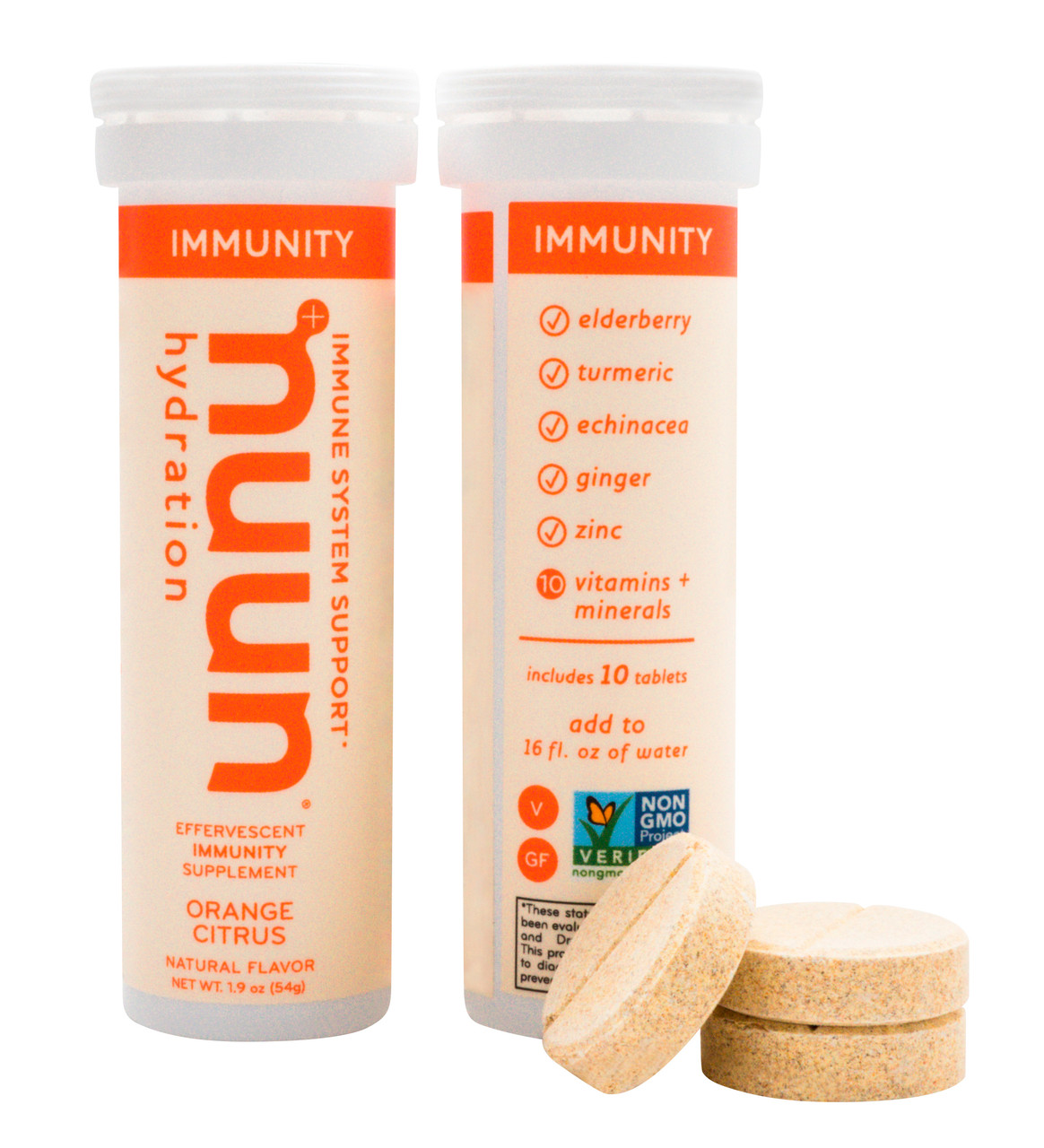 Nuun Hydration Immunity Tablets Orange Citrus