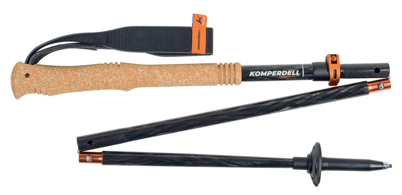Komperdell FX Lite Compact Carbon Folding Z Poles - Unisex