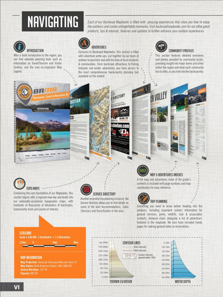 Backroad Mapbooks Vancouver, Coast & Mountains BC