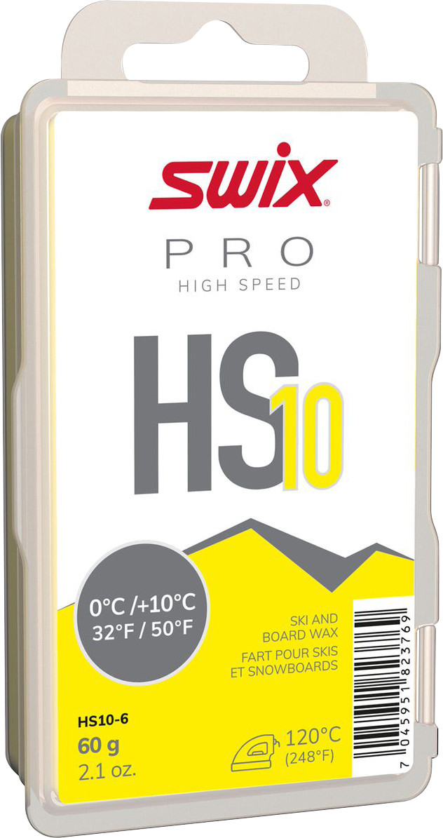 Swix HS10 Glide Wax (0C to +10C) 60G