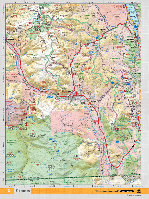 Backroad Mapbooks Thompson Okanagan BC