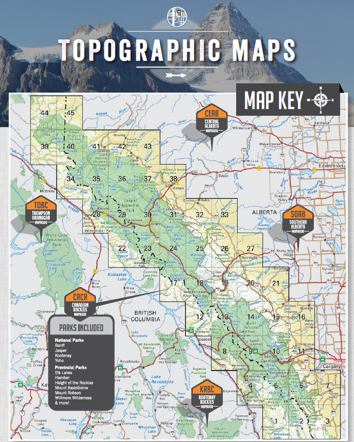 Backroad Mapbooks Canadian Rockies