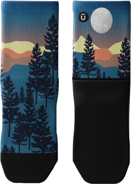 Outway Bright Night Quarter Sock - Unisex