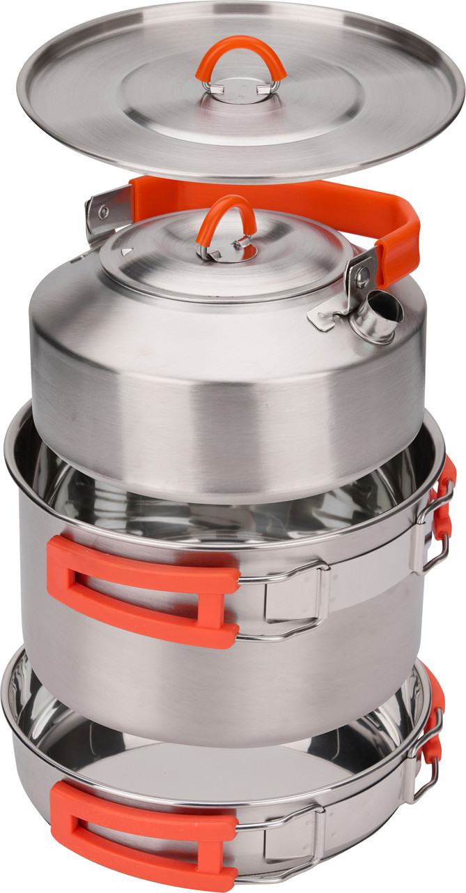 MEC Stainless 3 pc Pot Set