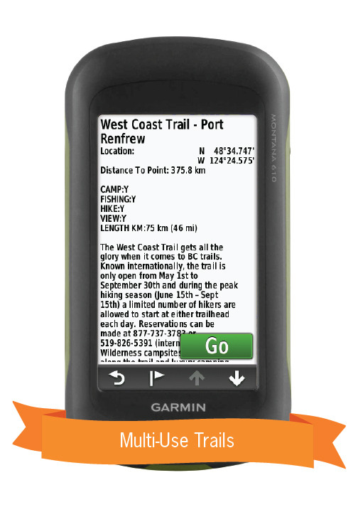 Backroad Mapbooks Vancouver Island BC GPS Map SD