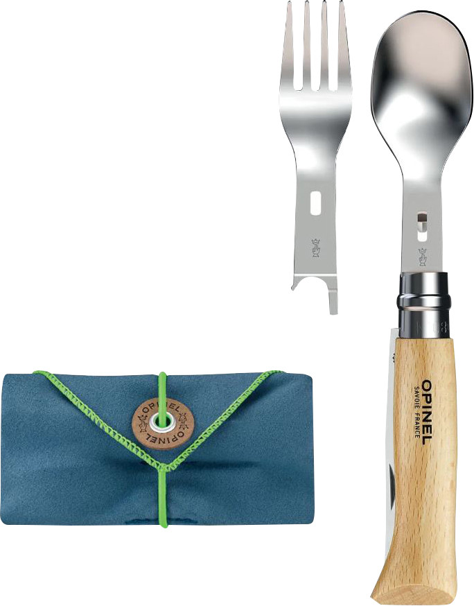 Opinel Pinic+ Cutlery Complete Set with No 8 Knife