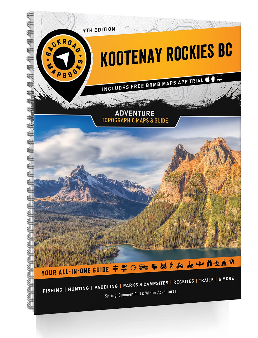 Backroad Mapbooks Kootenay Rockies BC