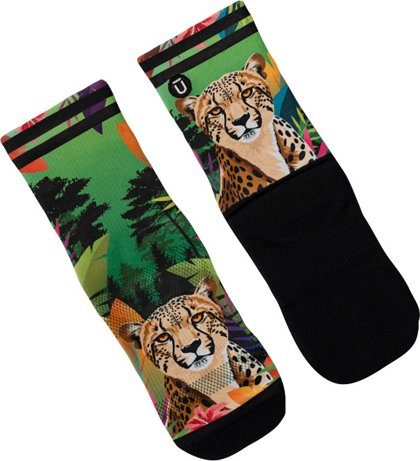 Outway Cheetah Youth Crew Sock - Youths