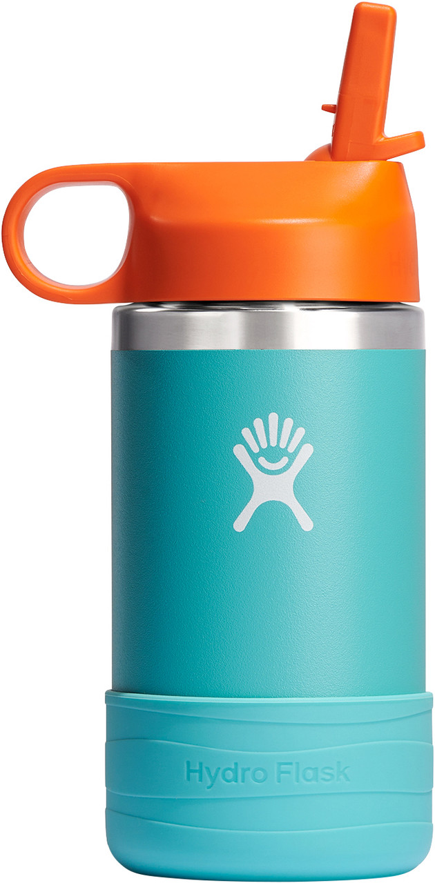 Hydro Flask Wide Mouth Straw Lid and Boot Bottle 355ml - Children to Youths