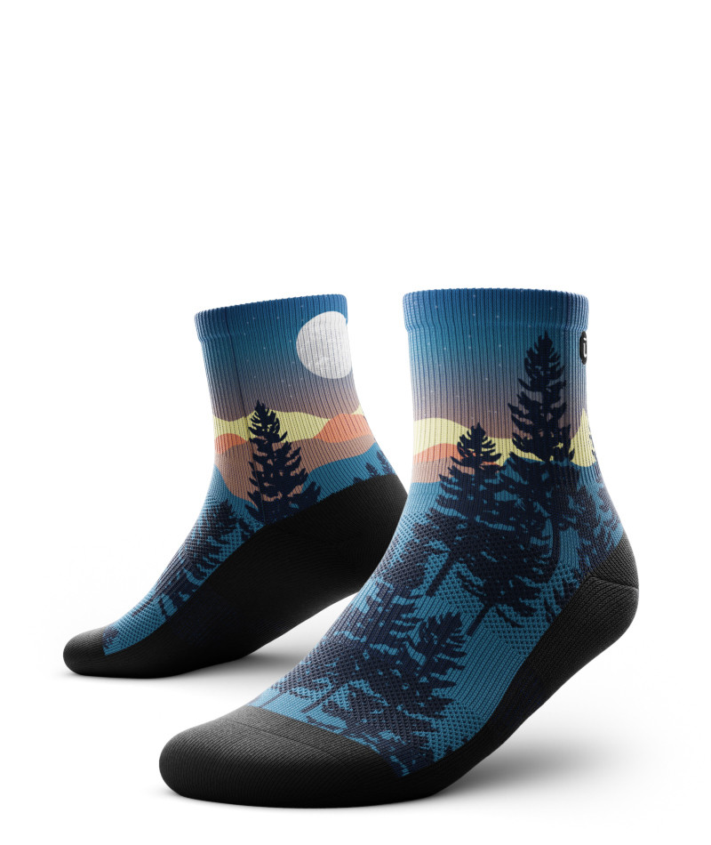 Outway Bright Night Quarter Sock - Unisex