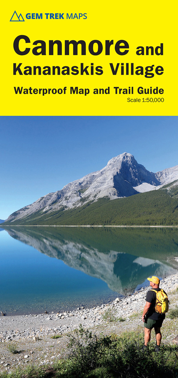 Gem Trek Publishing Canmore and Kananaskis Village Map 8th edition