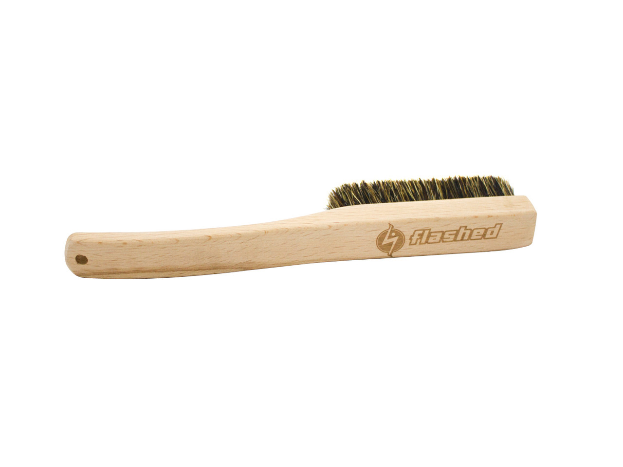 Flashed Bert Stiff Bristle Boar's Hair Brush