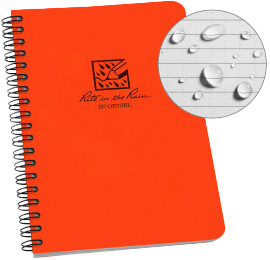 Rite in the Rain Waterproof 4.875 x 7 Side Spiral Notebook