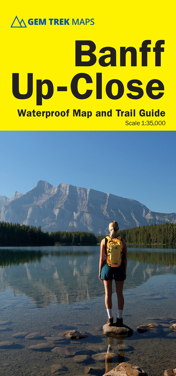 Gem Trek Publishing Banff Up-Close Map 4th edition
