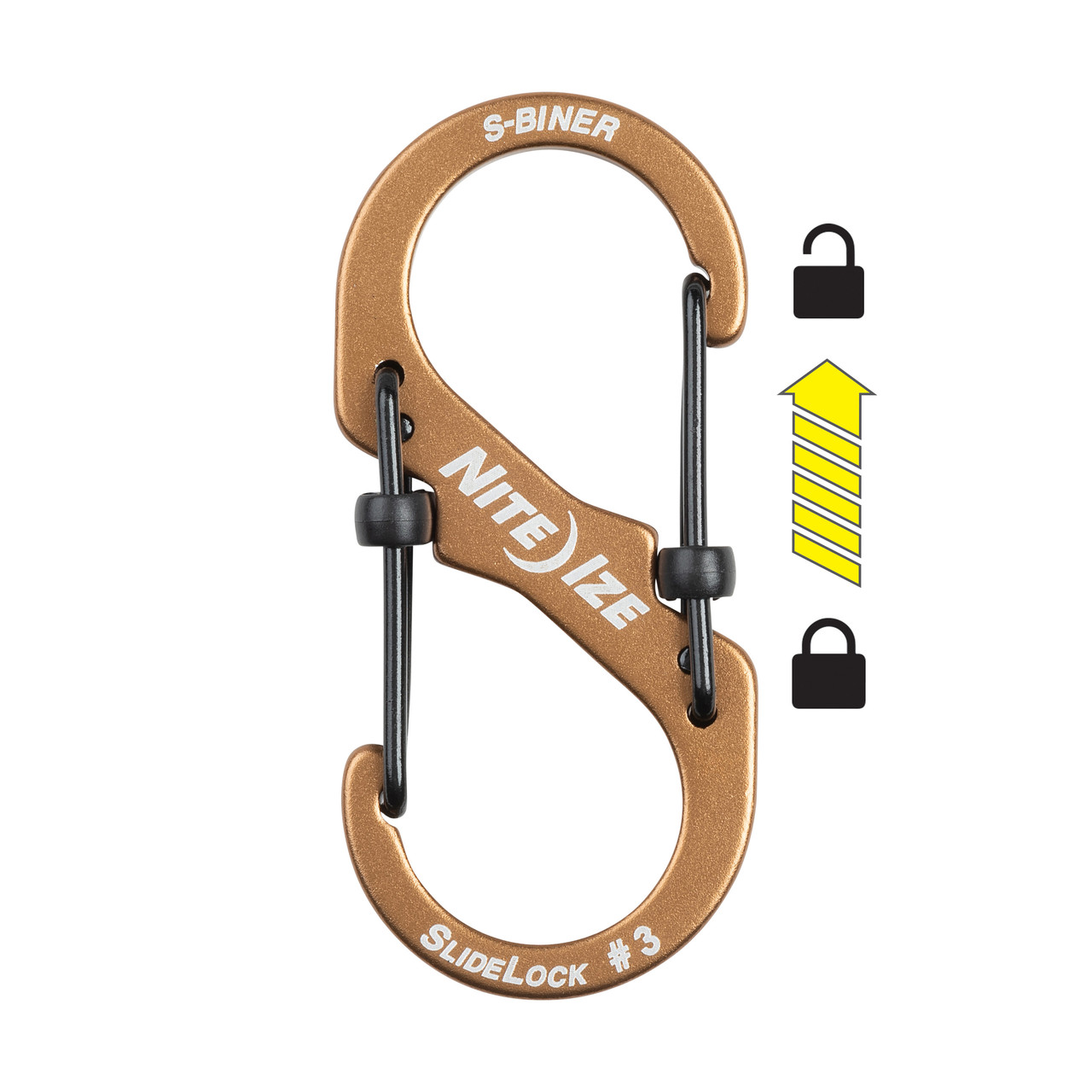 Nite Ize Dual Carabiner SlideLock 3