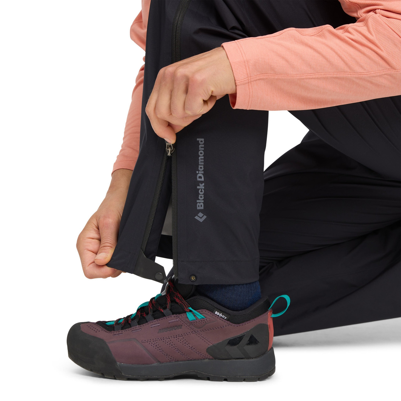 Black Diamond Fineline Stretch Full Zip Pants - Women's