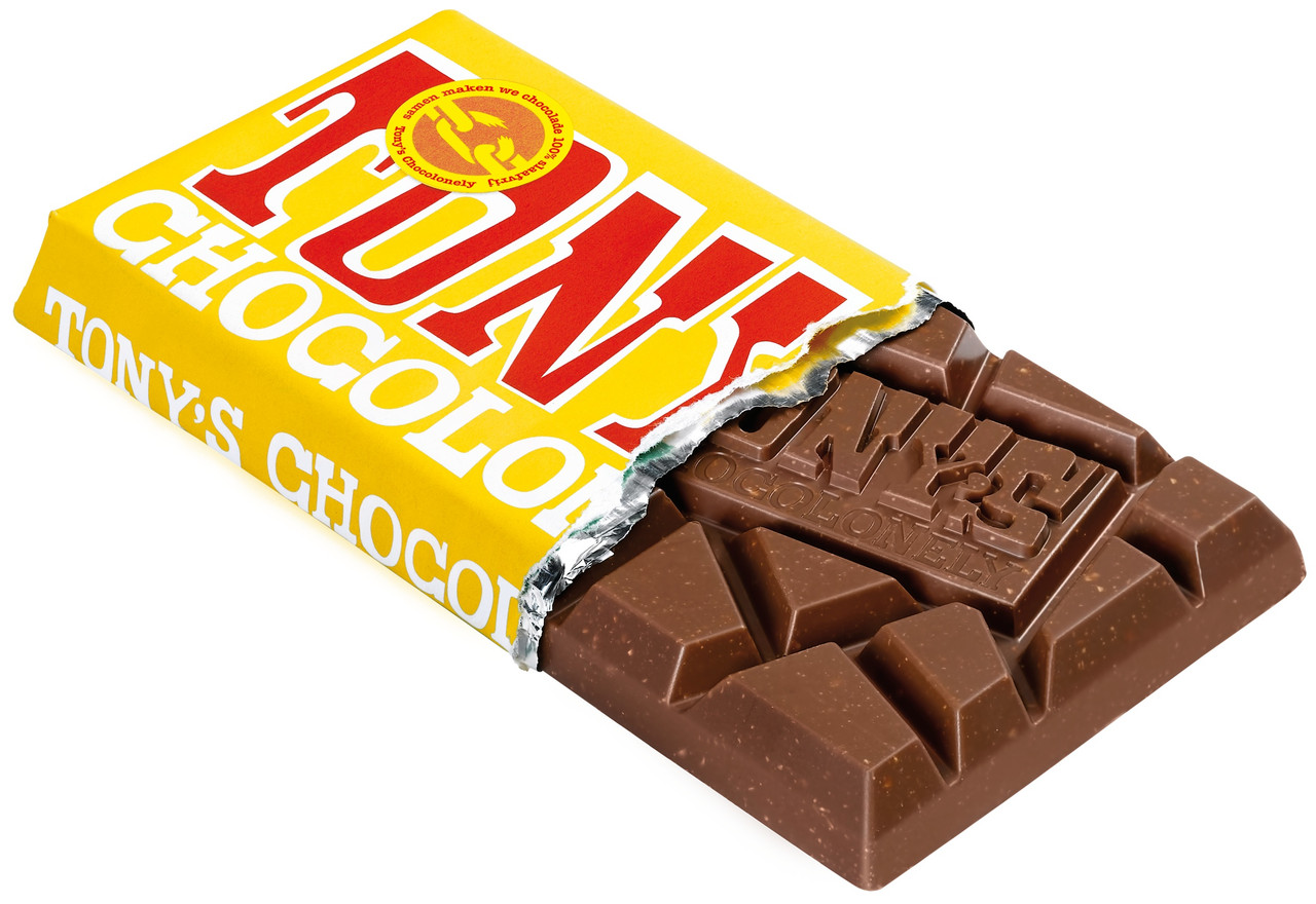 Tony's Chocolonely Milk Chocolate Honey Almond Nougat