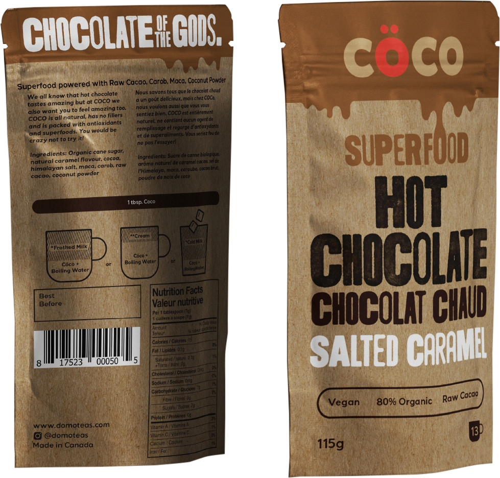 COCO Hot Chocolate Salted Caramel