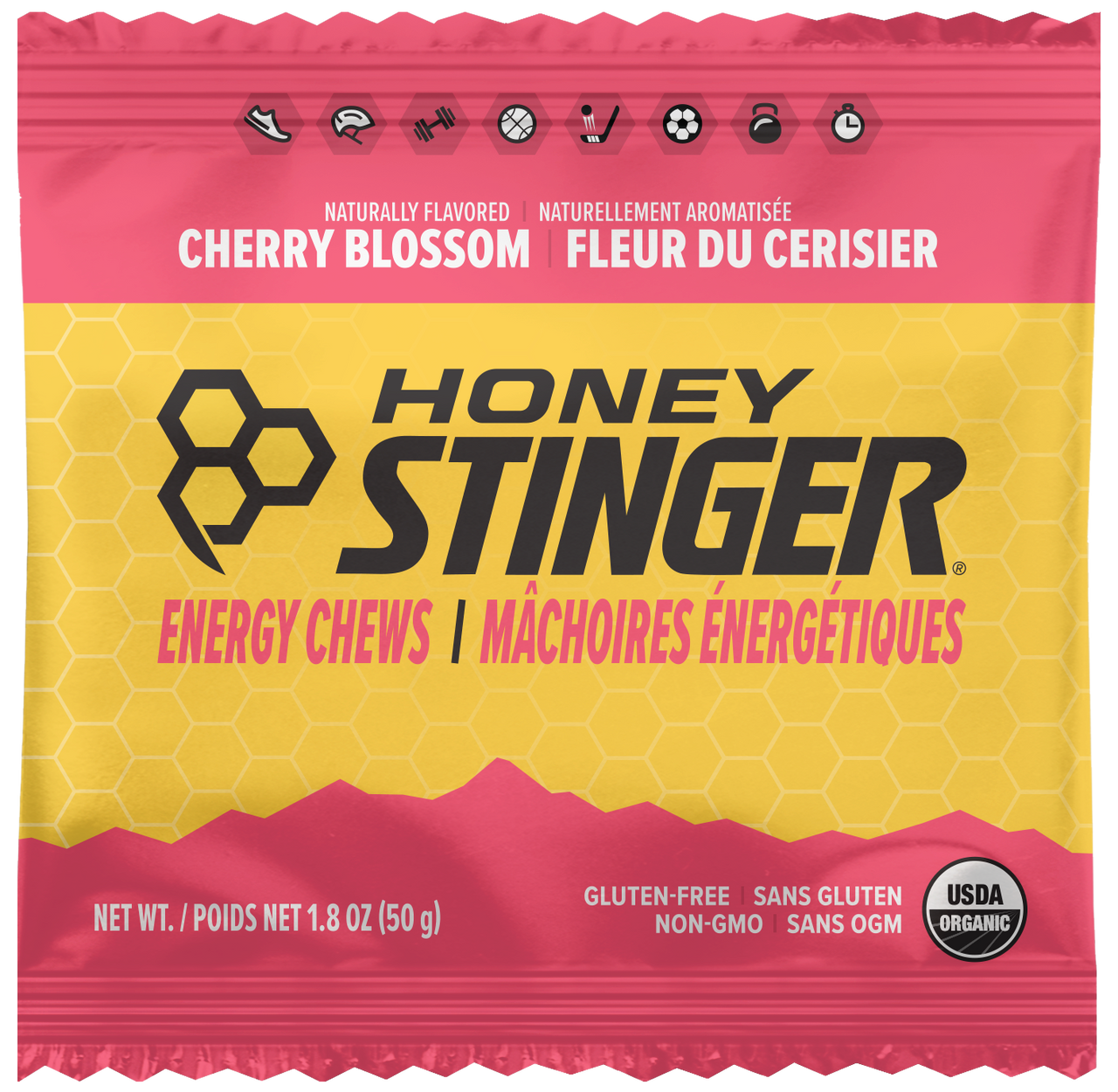 Honey Stinger Organic Energy Chew Cherry Blossom