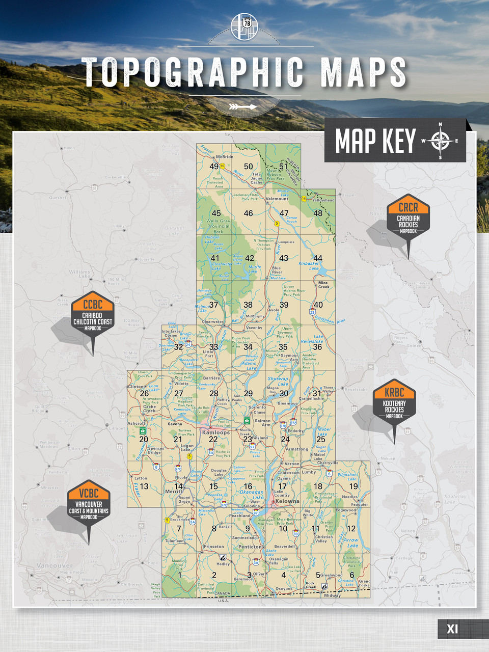 Backroad Mapbooks Thompson Okanagan BC