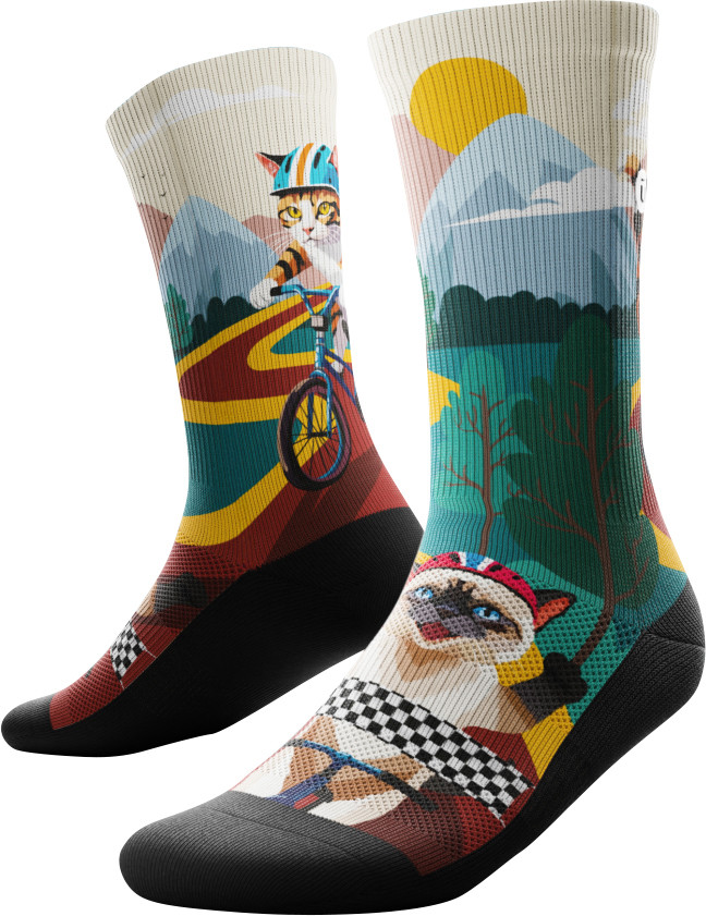 Outway Fast & Furriest Crew Sock - Unisex