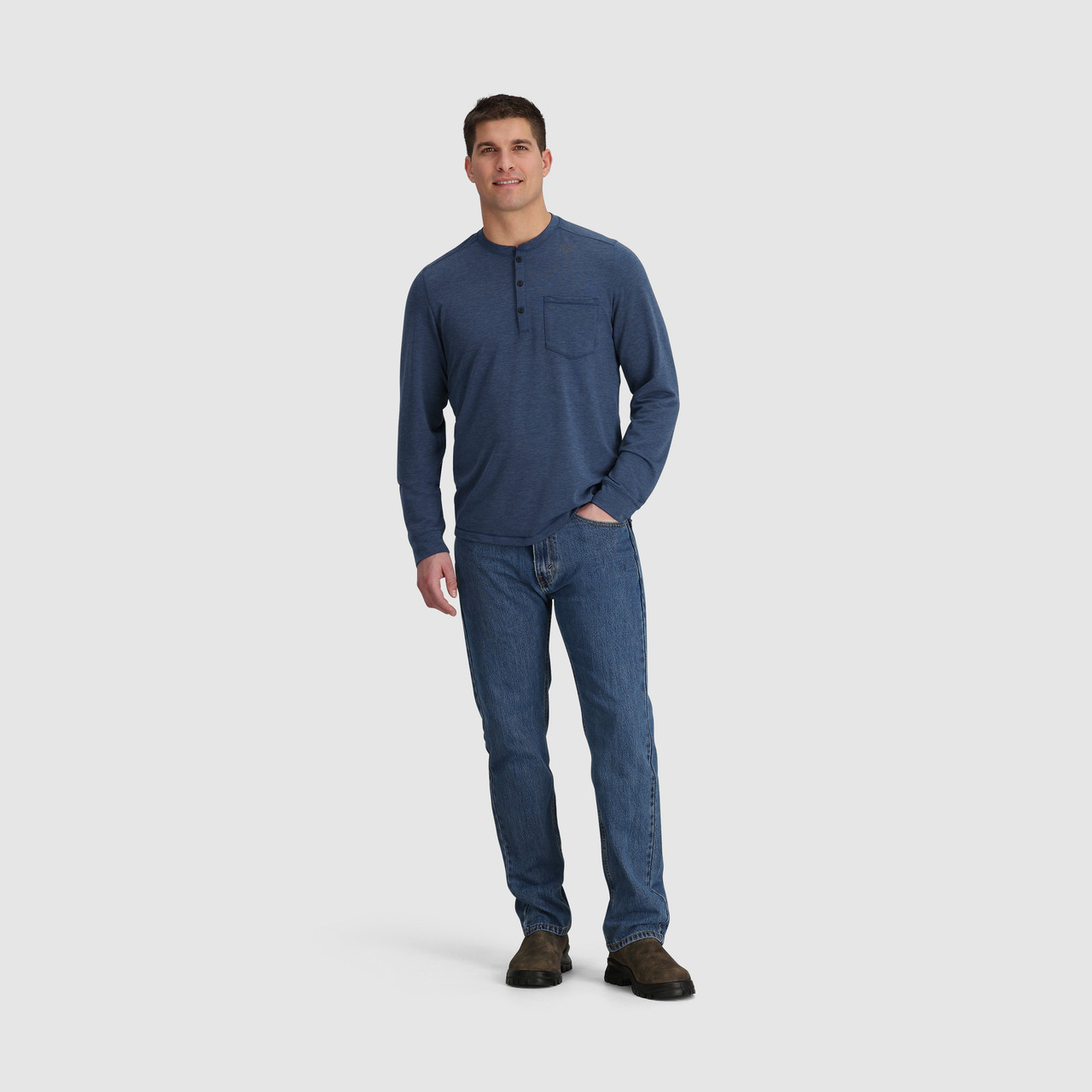 Outdoor Research Aberdeen Long Sleeve Henley - Men's