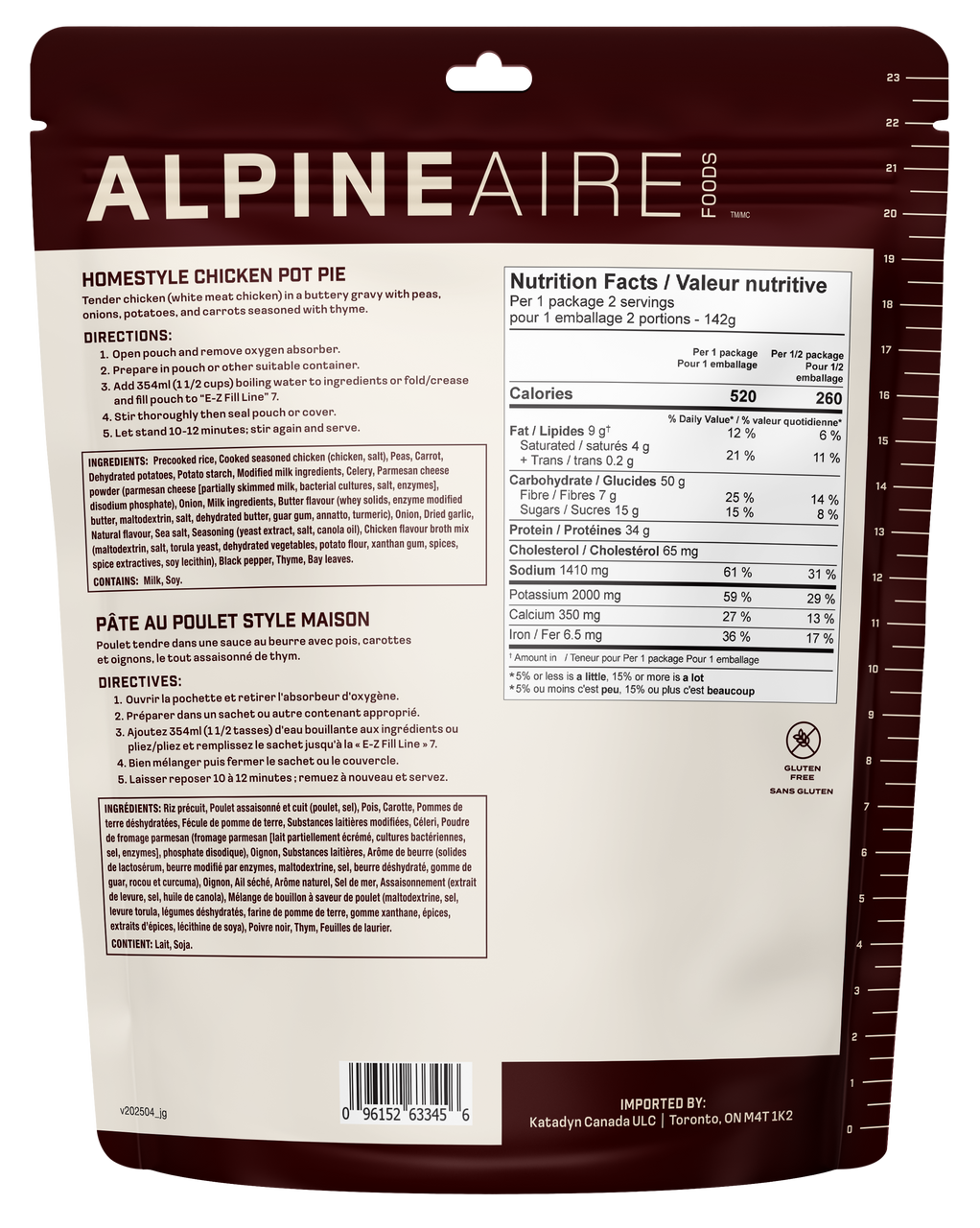 AlpineAire Homestyle Chicken Pot Pie