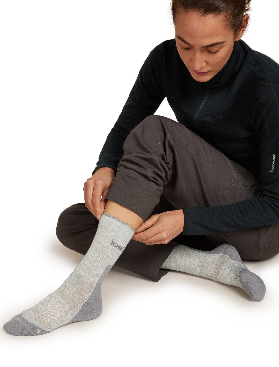 icebreaker Hike+ Light Crew Socks - Women's