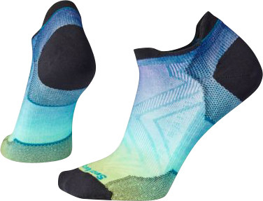 Smartwool Run Zero Cushion Ombre Print Low Ankle Socks - Women's
