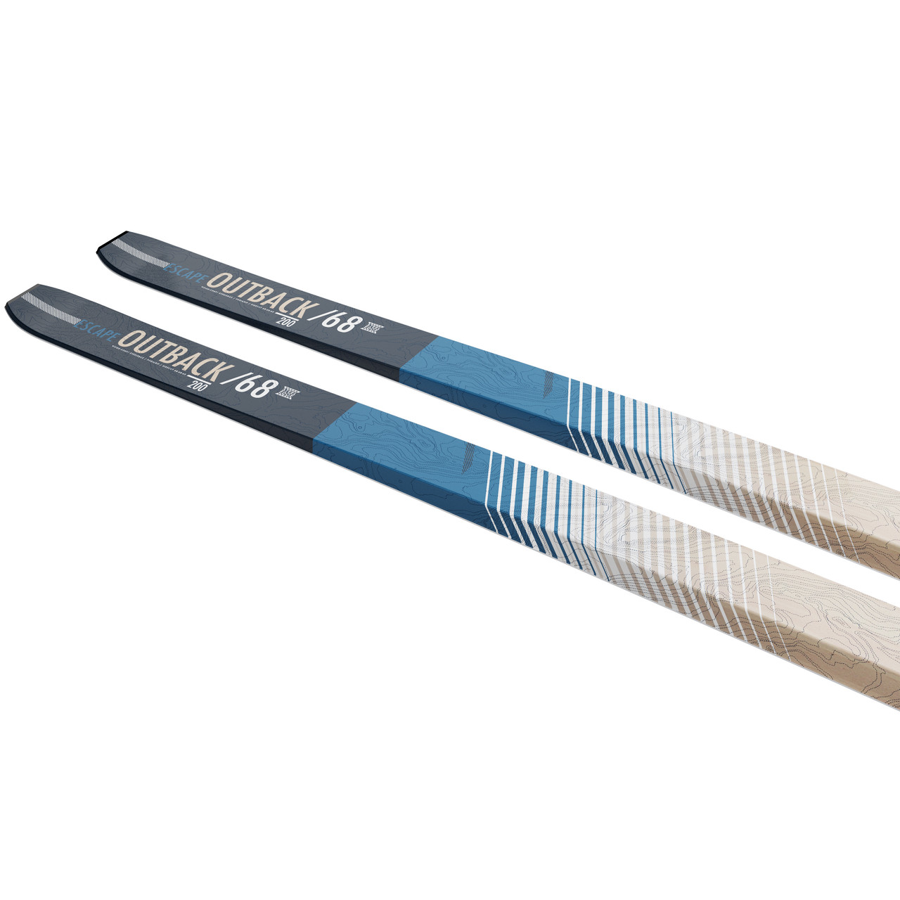 Salomon Escape 68 Outback Flat Skis - Unisex