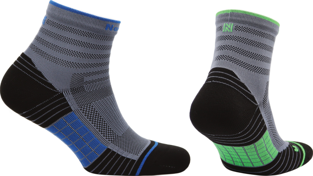 Norfolk Cheetah Cushioned Quarter Run Socks (2 Pack) - Unisex